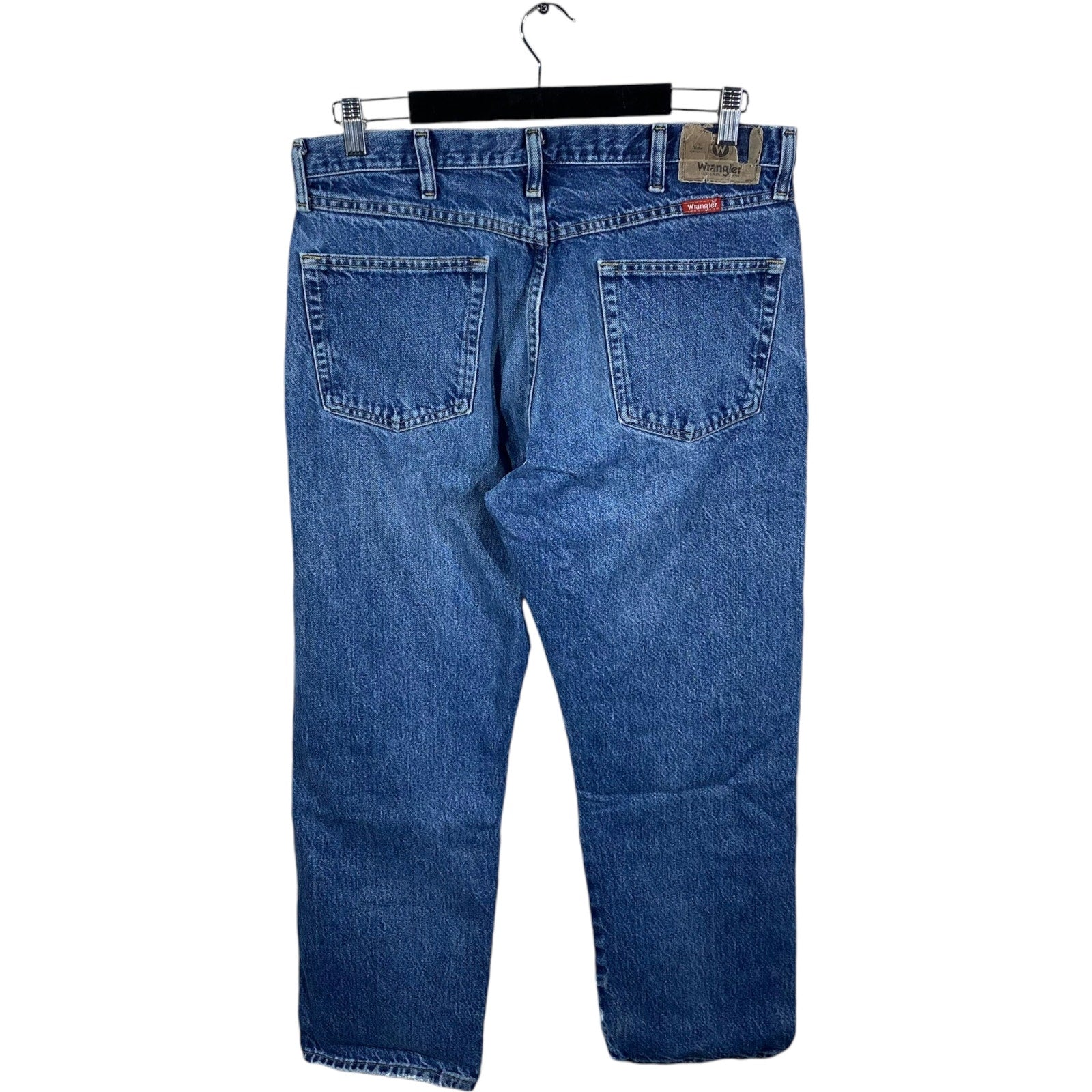 Collection of Wrangler Denim Straight Leg Jeans in a gallery layout