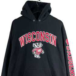 Collection of Champion Wisconsin Badgers Hoodie in a gallery layout