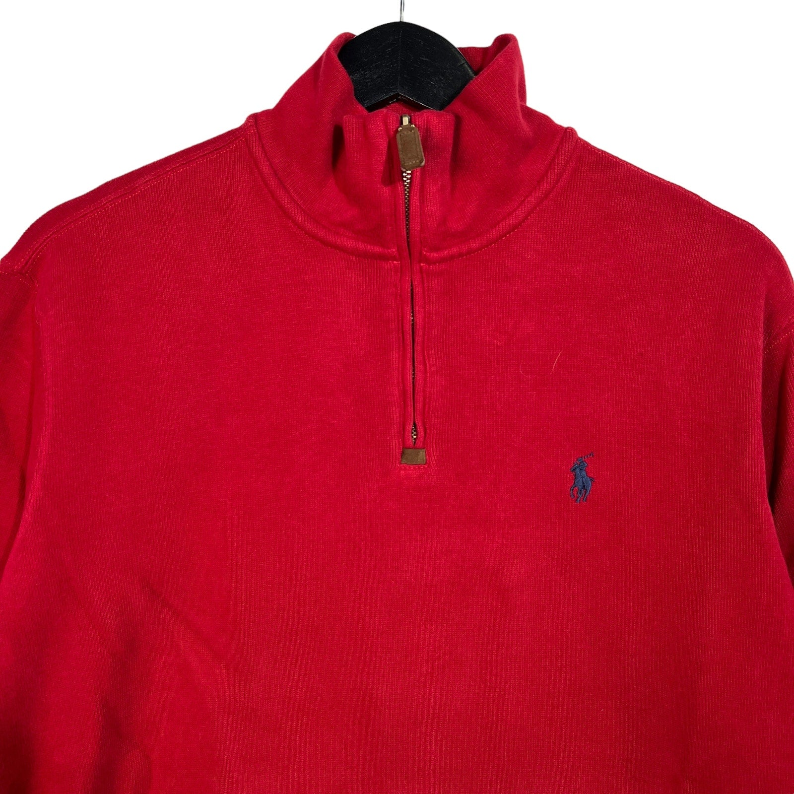 Collection of Polo By Ralph Lauren 1/4 Zip Sweatshirt in a gallery layout