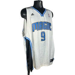 Collection of Adidas Orlando Magic Rashard Lewis #9 NBA Jersey in a gallery layout