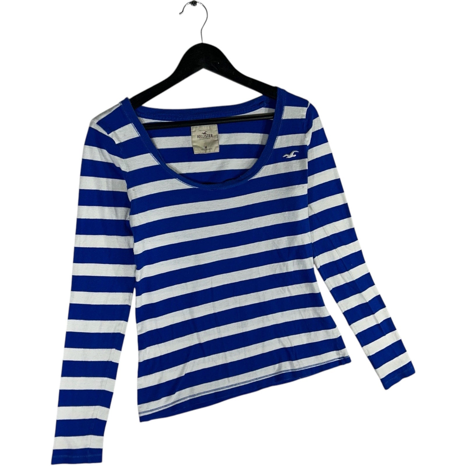 Collection of Y2K Women's Stripped Hollister Small Bird Long Sleeve in a gallery layout