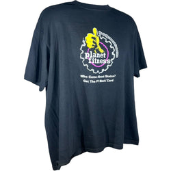 Collection of Planet Fitness "Who Cares About Status" Tee in a gallery layout