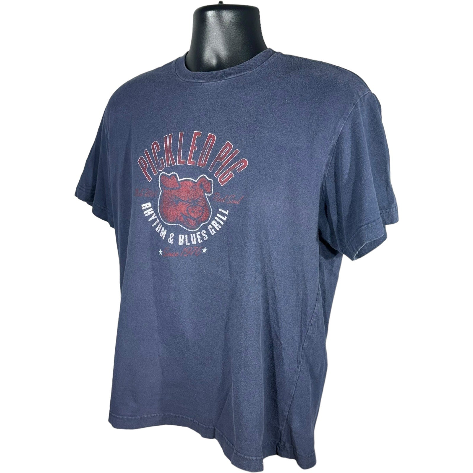 Collection of Old Navy Pickled Pig Rhythm and Blues Grill Tee in a gallery layout