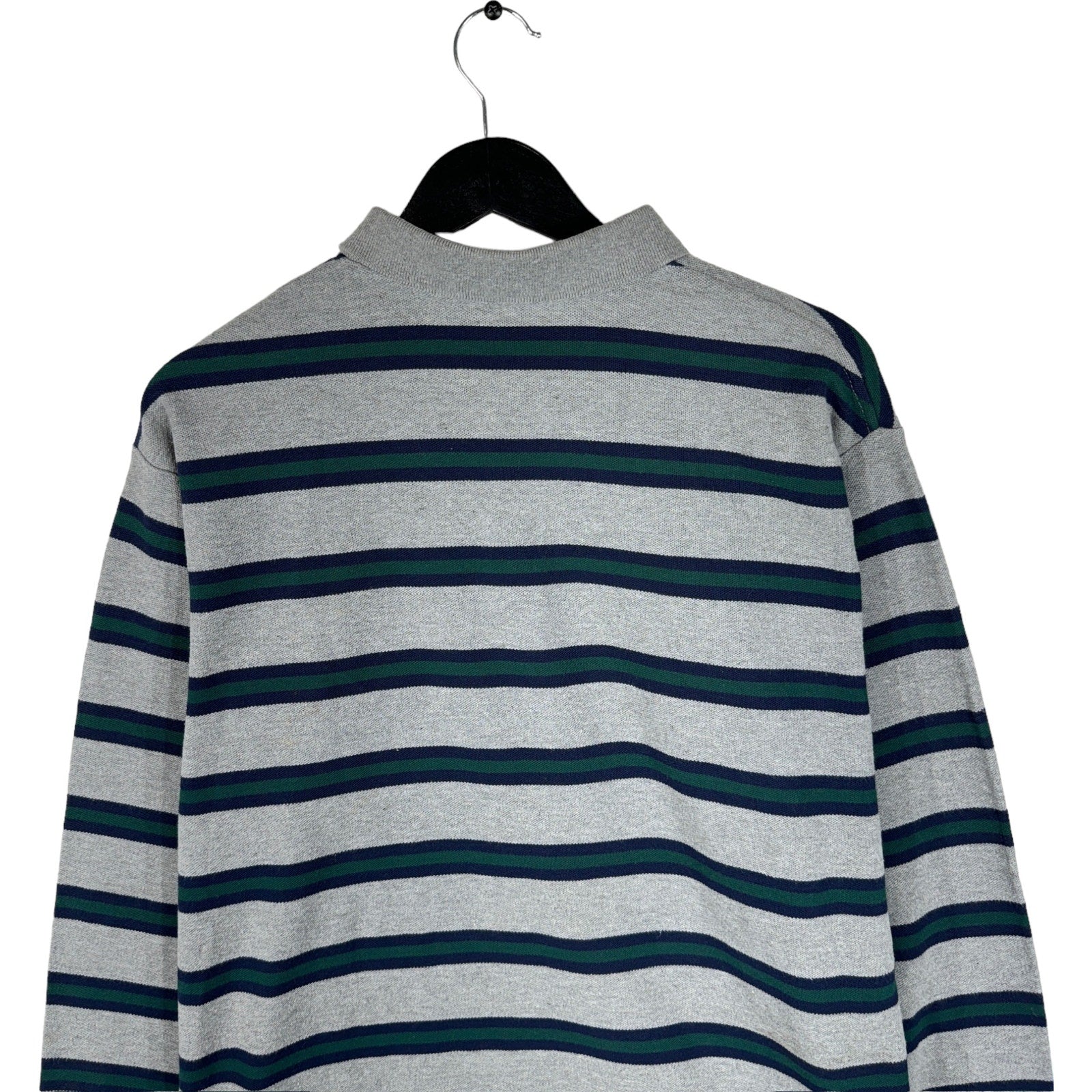 Collection of Vintage Lands End Long Sleeve Polo in a gallery layout