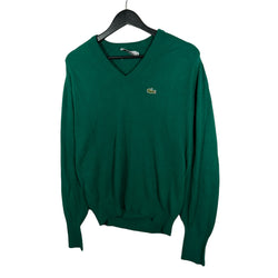 Collection of Vintage Lacoste V-Neck Sweater in a gallery layout