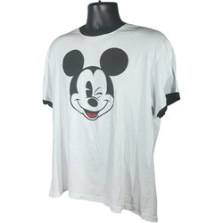 Collection of Disney Mickey Mouse Big Face Ringer Tee in a gallery layout