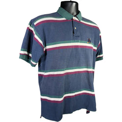 Collection of Izod Striped Short Sleeve Polo in a gallery layout