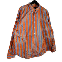 Collection of Ralph Lauren Classic fit Stripe Long Sleeve Button Down in a gallery layout