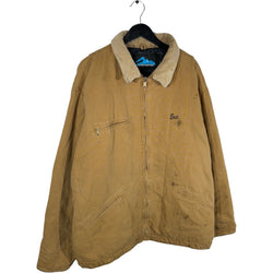 Collection of Tri-Mountain Detroit Style Embroidered Workwear Jacket in a gallery layout