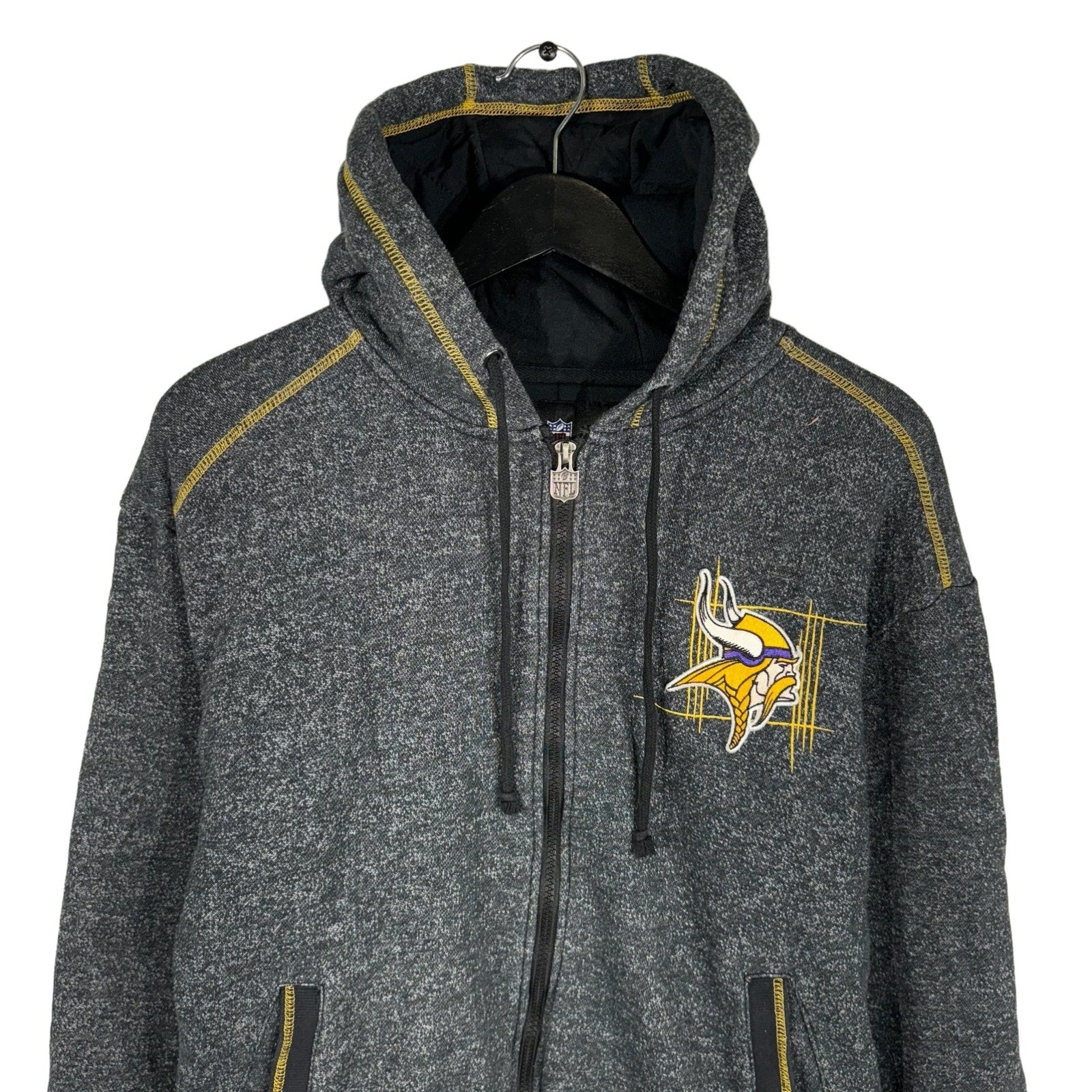 Collection of NFL Minnesota Vikings Full Zip Hoodie in a gallery layout