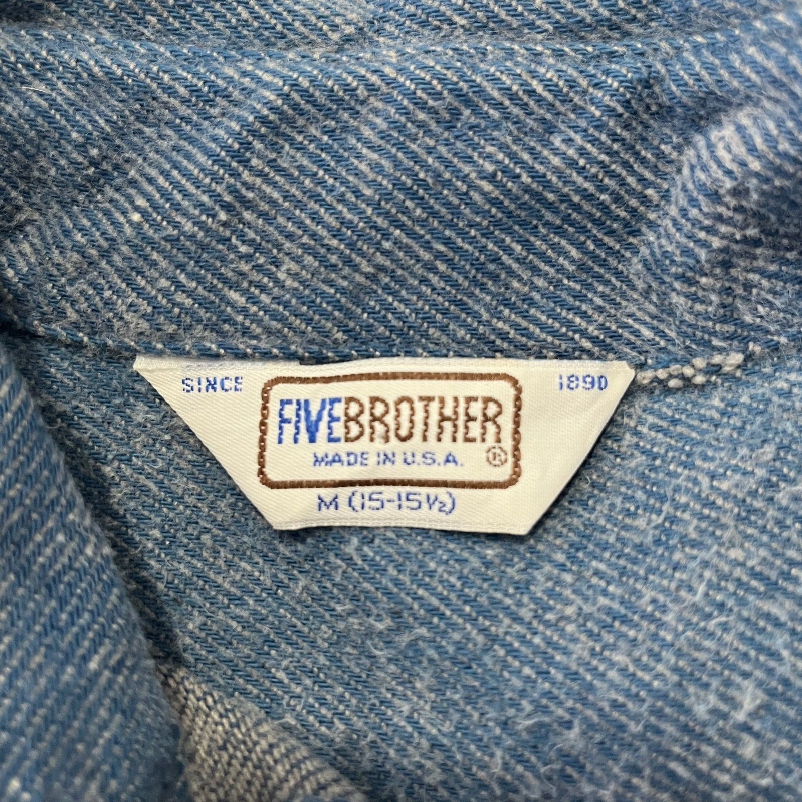 Collection of Five Brother Denim Long Sleeve Button Down in a gallery layout