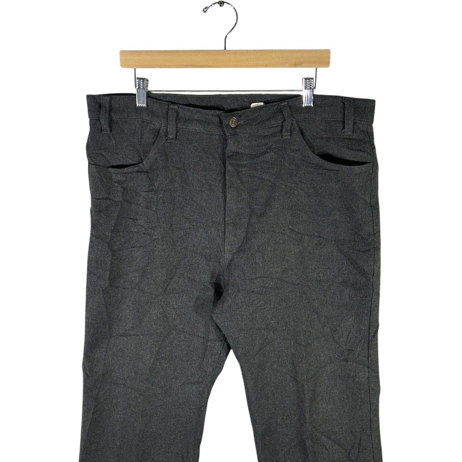 Collection of Vintage Levi's Black Tab Dacron Boot Cut Pants 40x30 in a gallery layout