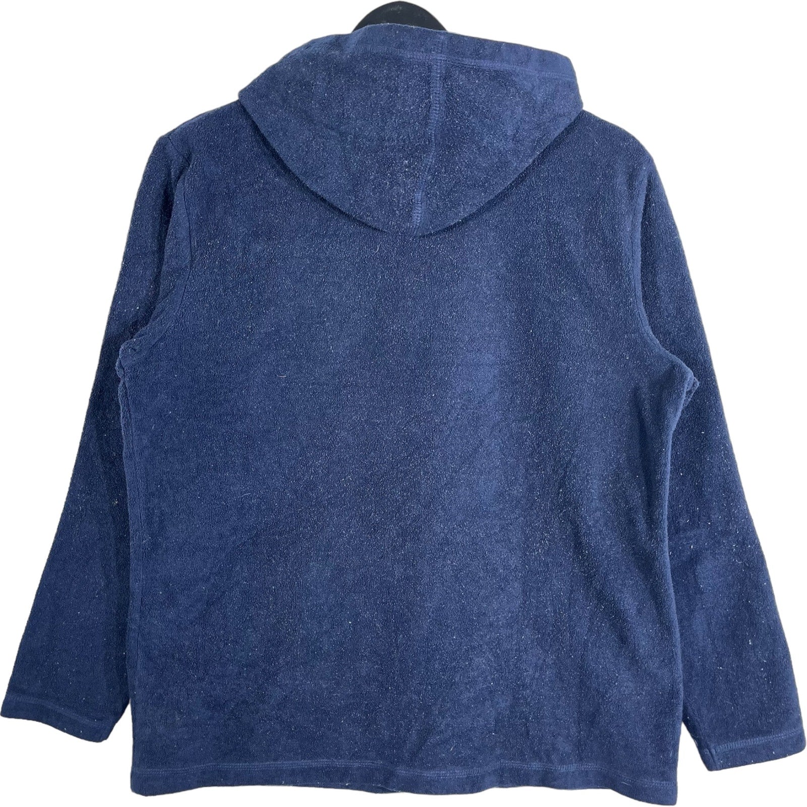 Collection of Vintage Disney Eeyore 1/4 Zip Fleece Hoodie in a gallery layout