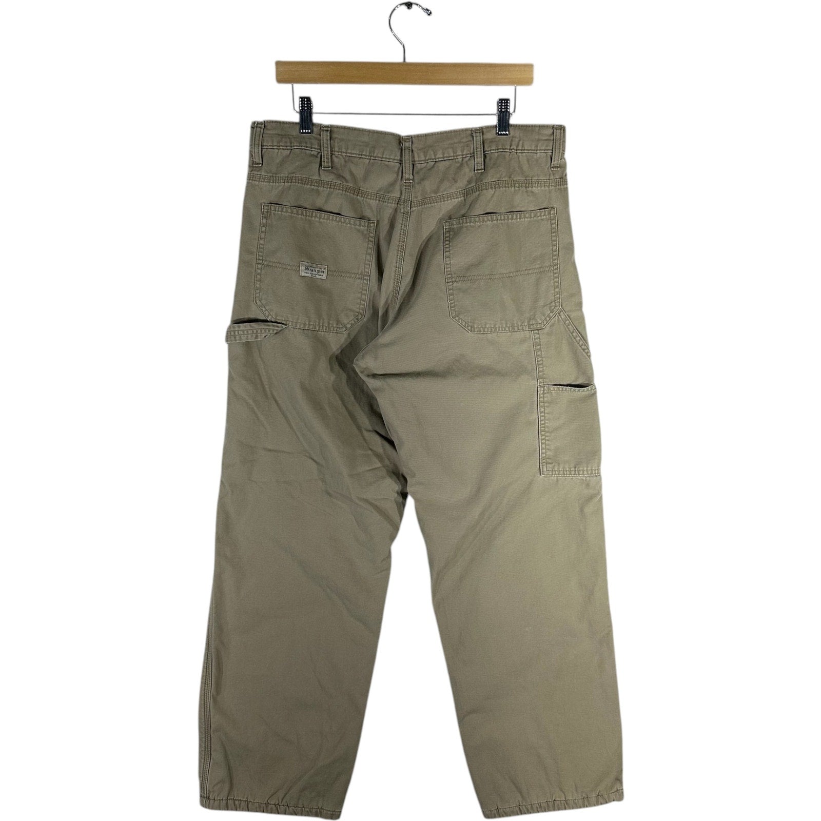 Collection of Wrangler Fleece Lined Carpenter Pants 34 x 32 in a gallery layout
