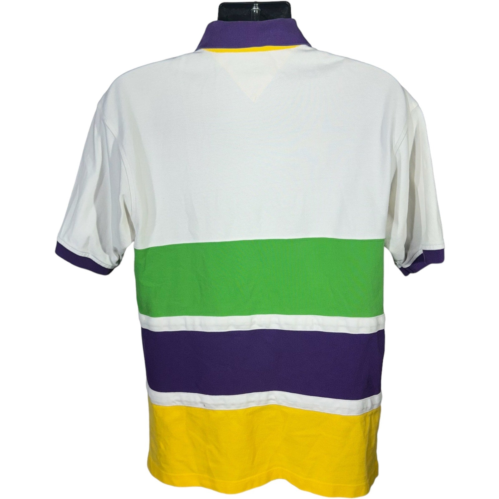 Collection of Tommy Hilfiger Striped Short Sleeve Polo in a gallery layout