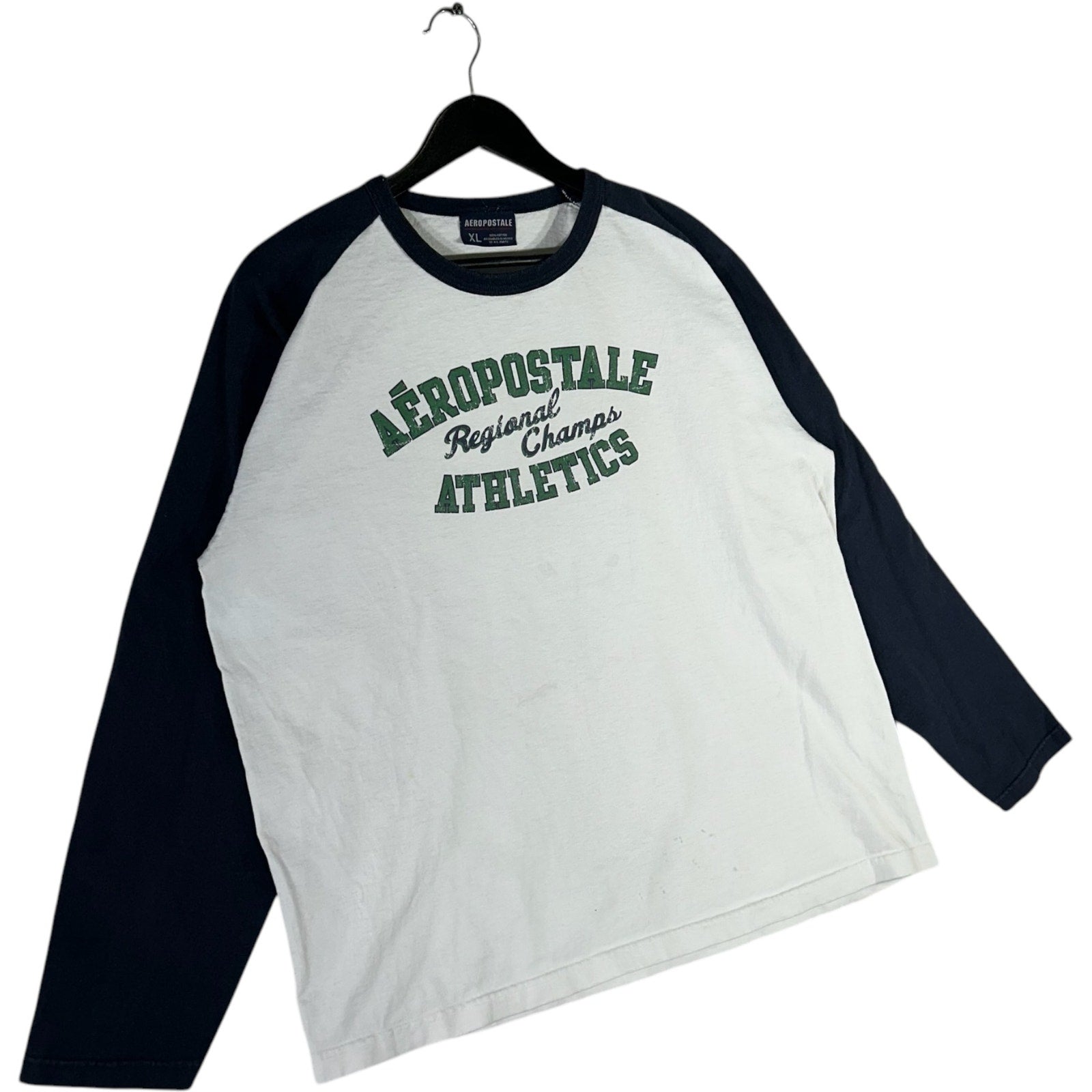 Collection of Aeropostale Athletics Raglan Long Sleeve in a gallery layout