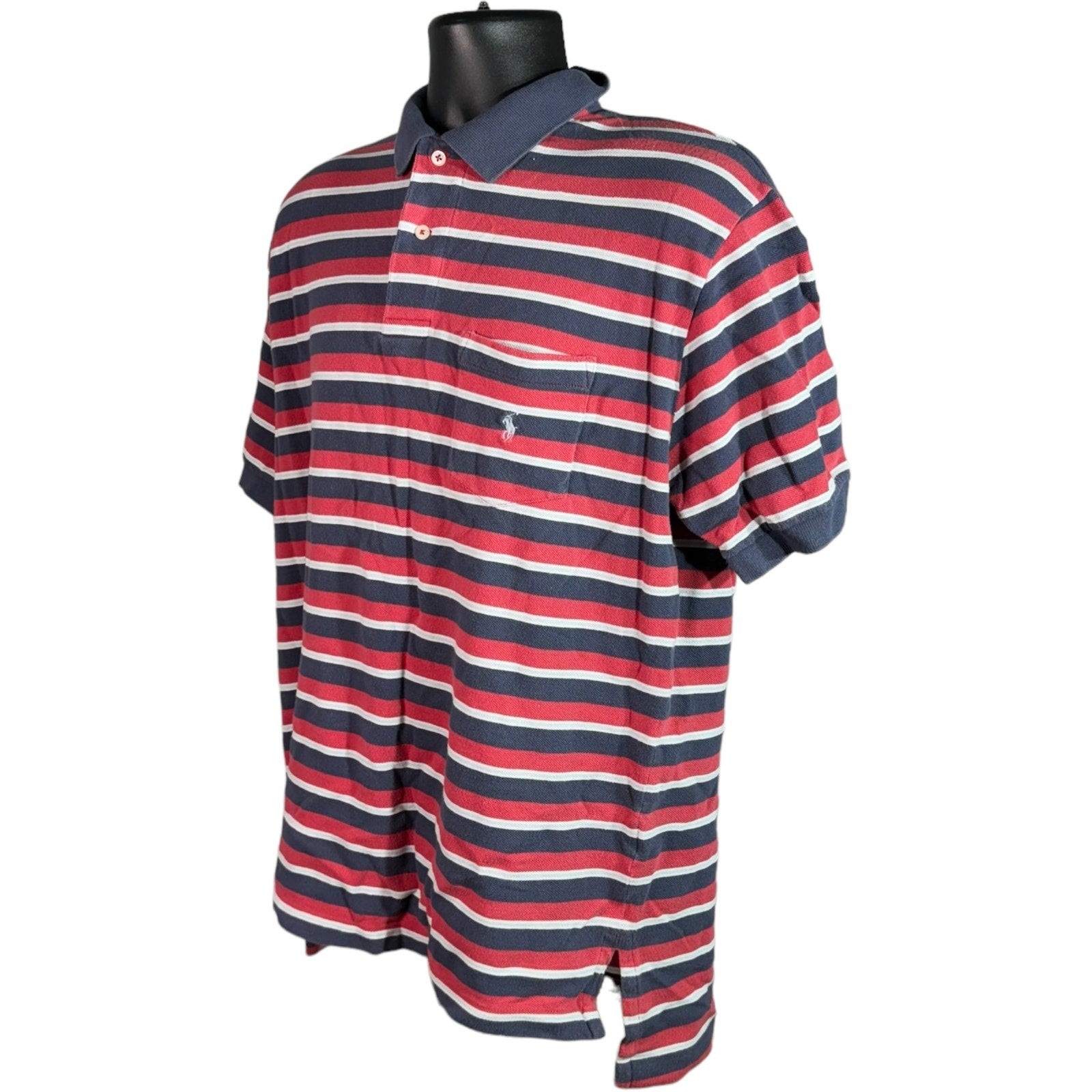 Collection of Polo Ralph Lauren Striped Short Sleeve Polo in a gallery layout