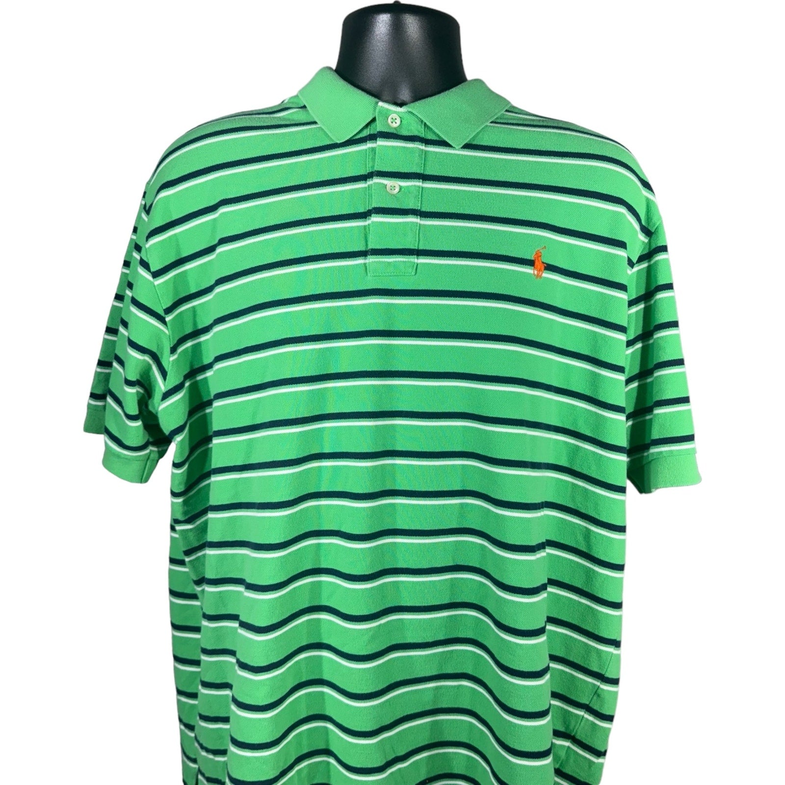 Collection of Polo Ralph Lauren Striped Short Sleeve Polo in a gallery layout