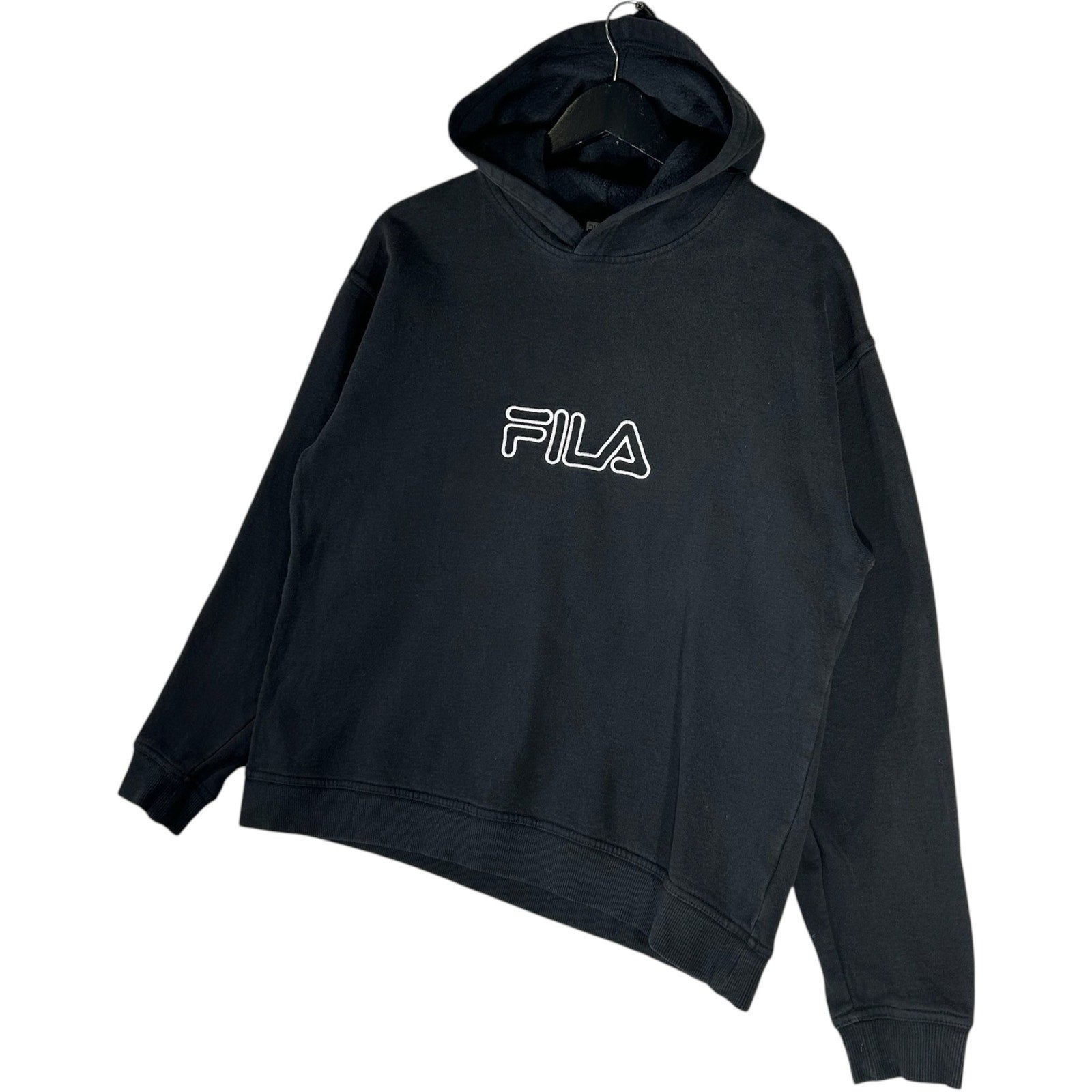 Collection of Fila Chest Logo Hoodie in a gallery layout