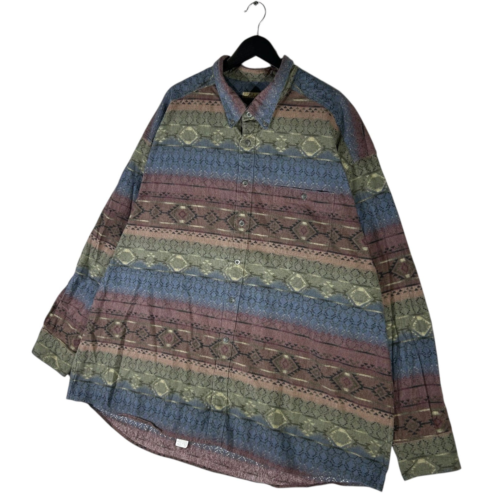 Collection of Cabela's Aztec Print Long Sleeve Button Up in a gallery layout