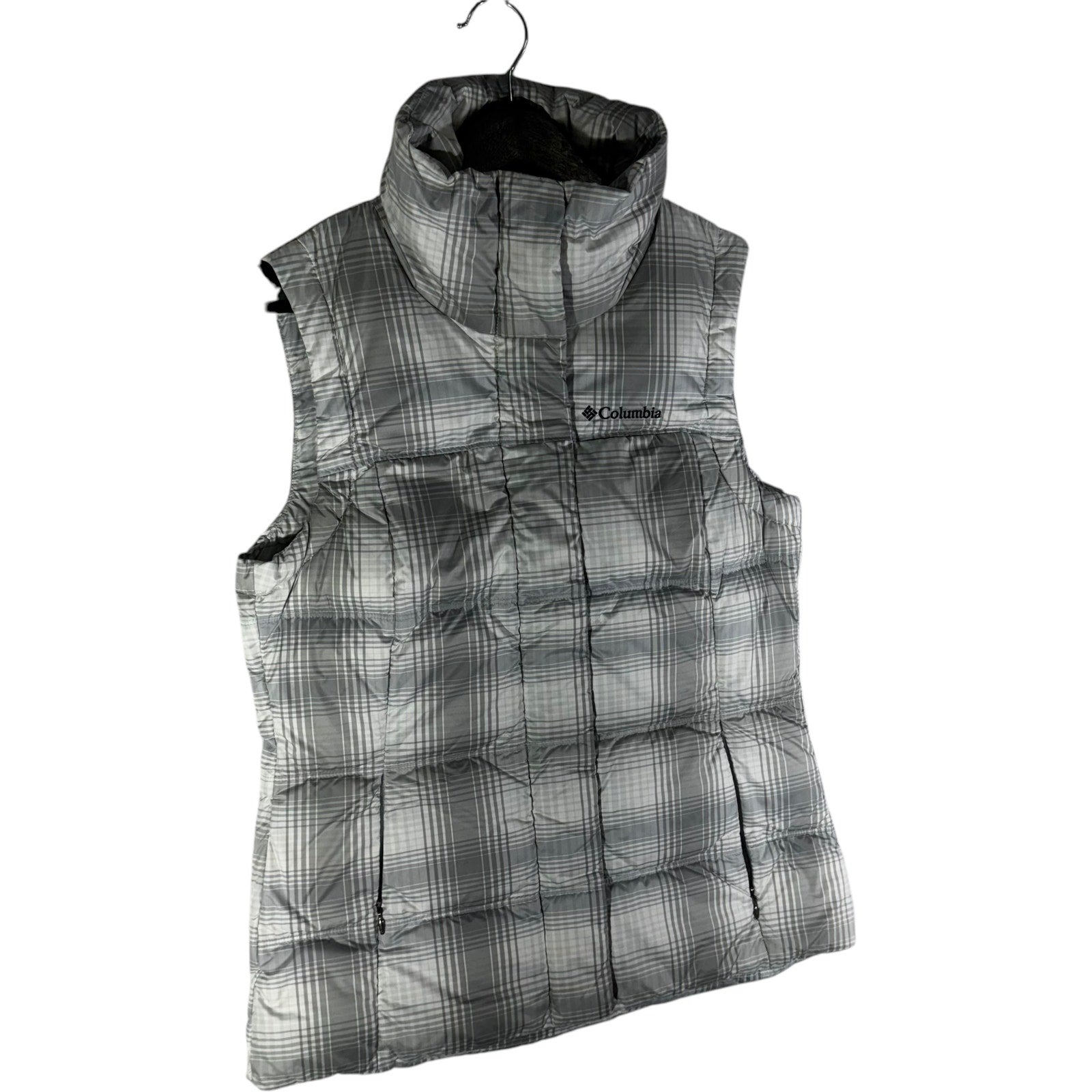 Collection of Columbia Omni Shield Plaid Print Puffer Vest in a gallery layout