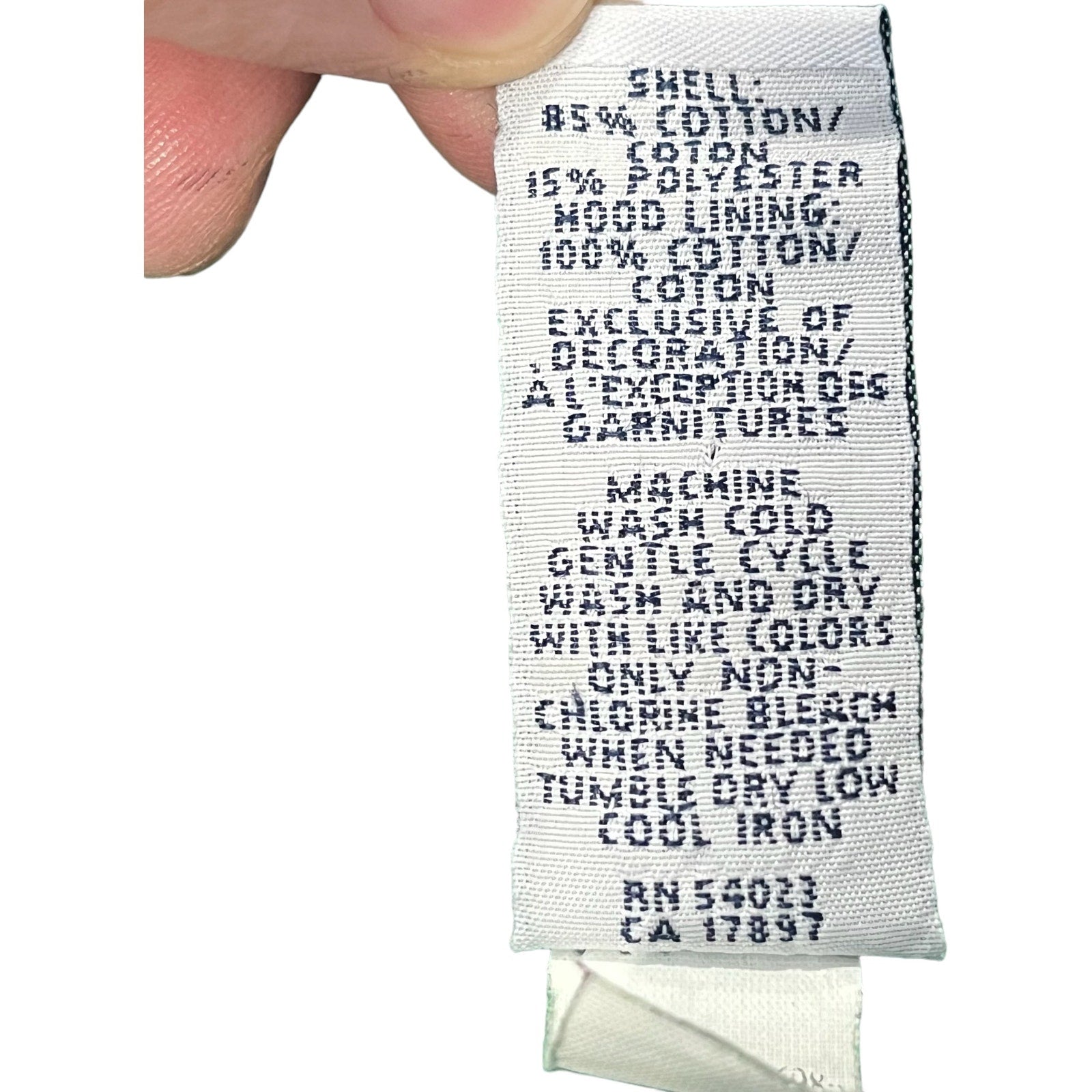 Collection of Gap Embroidered Full Zip Hoodie in a gallery layout