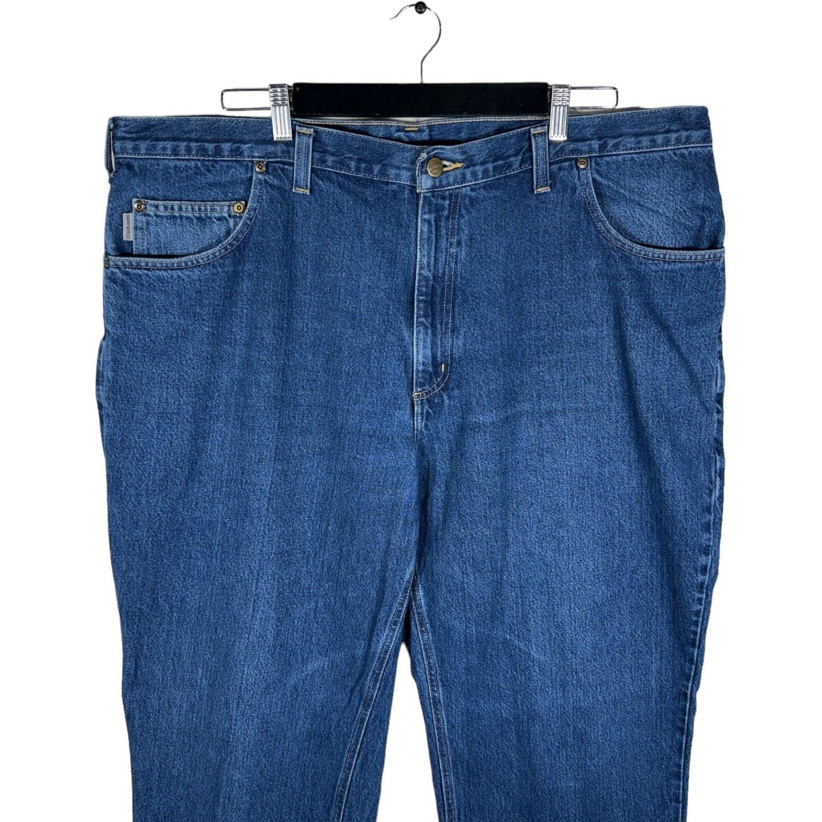 Collection of Carhartt Denim Straight Leg Relaxed Fit Jeans in a gallery layout