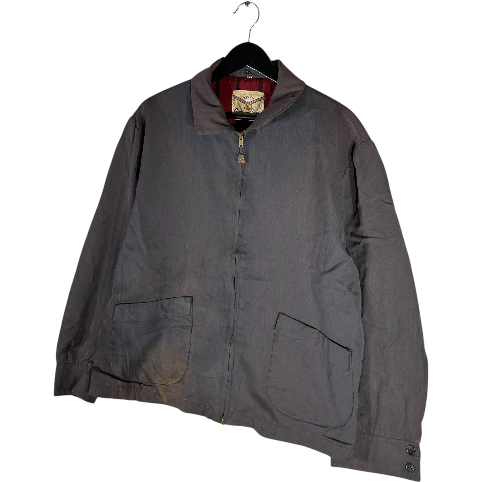 Collection of Vintage Nelco Gold Medal Full Zip Collard Light Jacket in a gallery layout