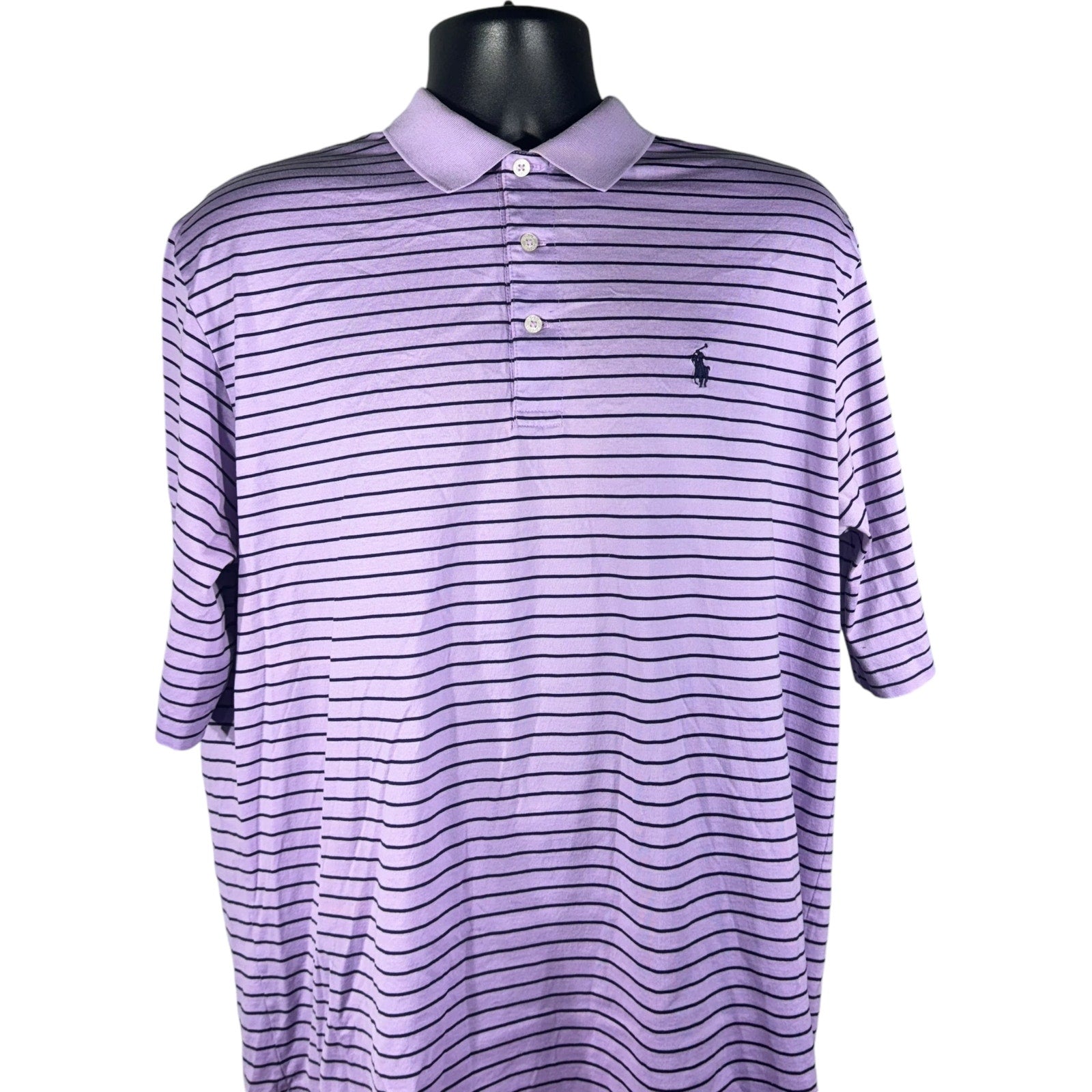 Collection of Polo Golf Striped Short Sleeve Polo in a gallery layout