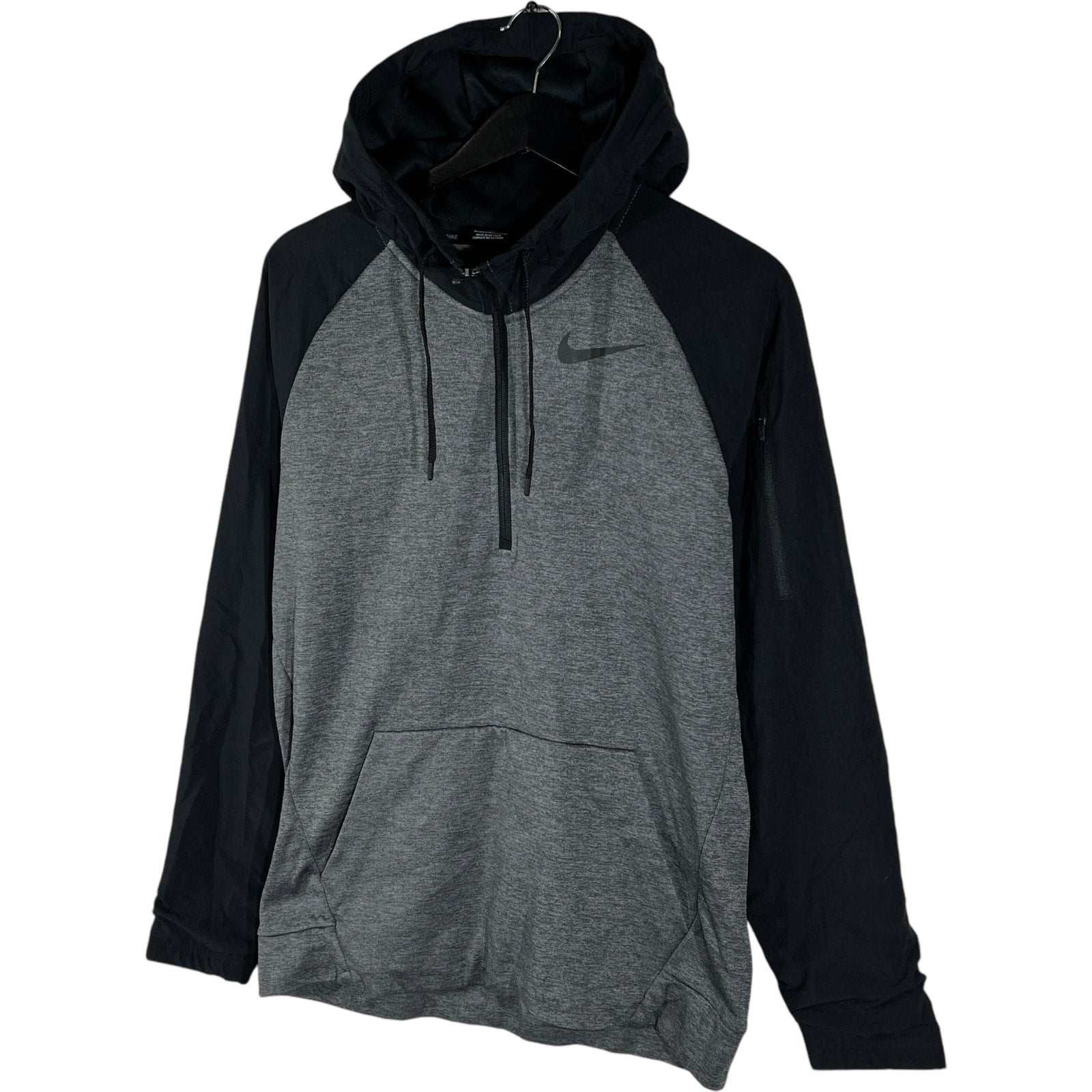 Collection of Nike Dri-Fit Shoulder Swoosh Hoodie in a gallery layout