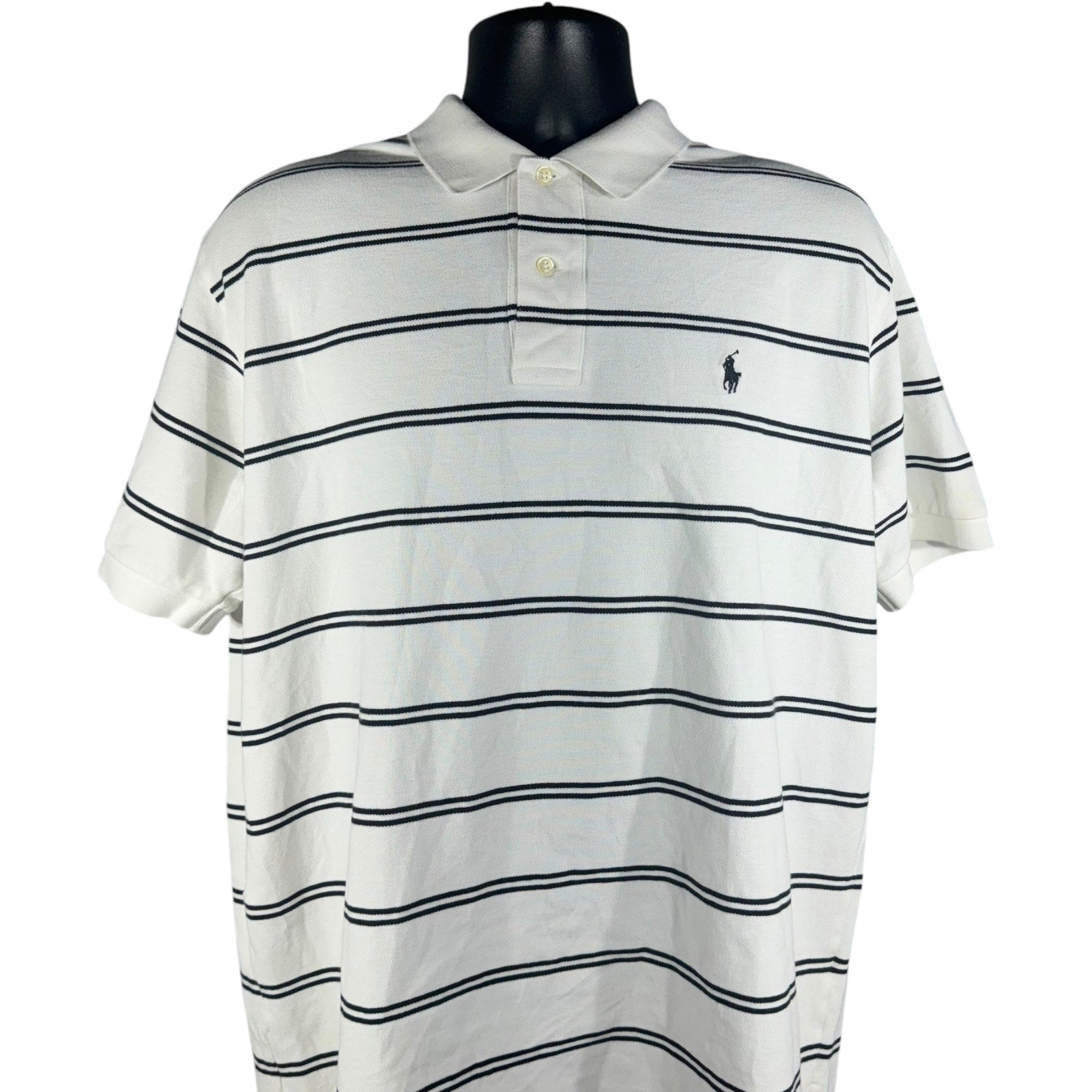 Collection of Polo Ralph Lauren Striped Short Sleeve Polo in a gallery layout