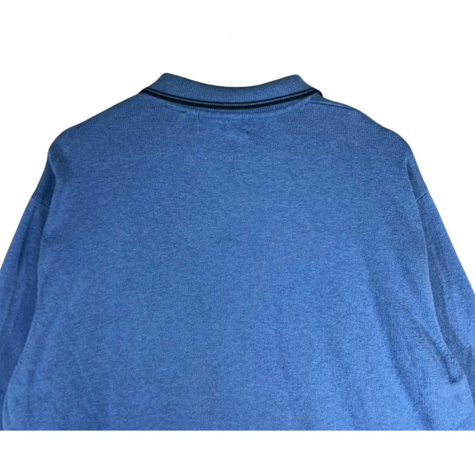 Collection of Chaps Mini Logo Collared Sweater in a gallery layout