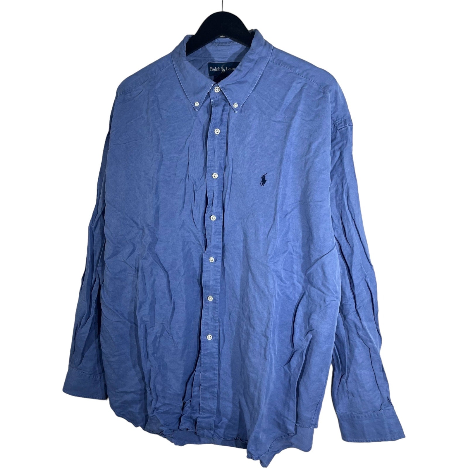 Collection of Ralph Lauren Long Sleeve Button Down Dress Shirt in a gallery layout