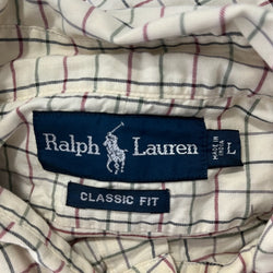 Collection of Ralph Lauren Classic Fit Checkered Long Sleeve Button Down in a gallery layout