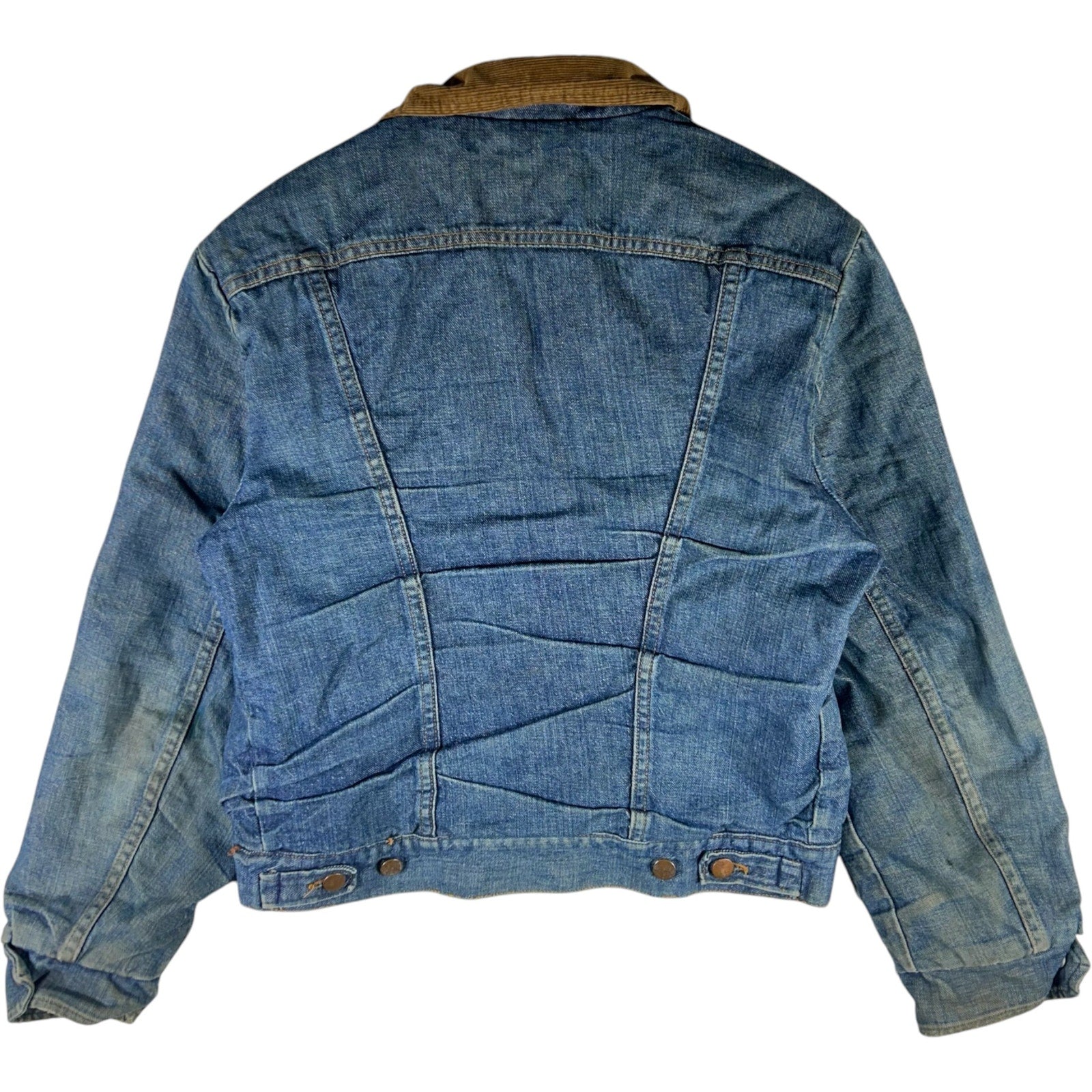 Collection of Wrangler Sherpa Lined Denim Jacket in a gallery layout