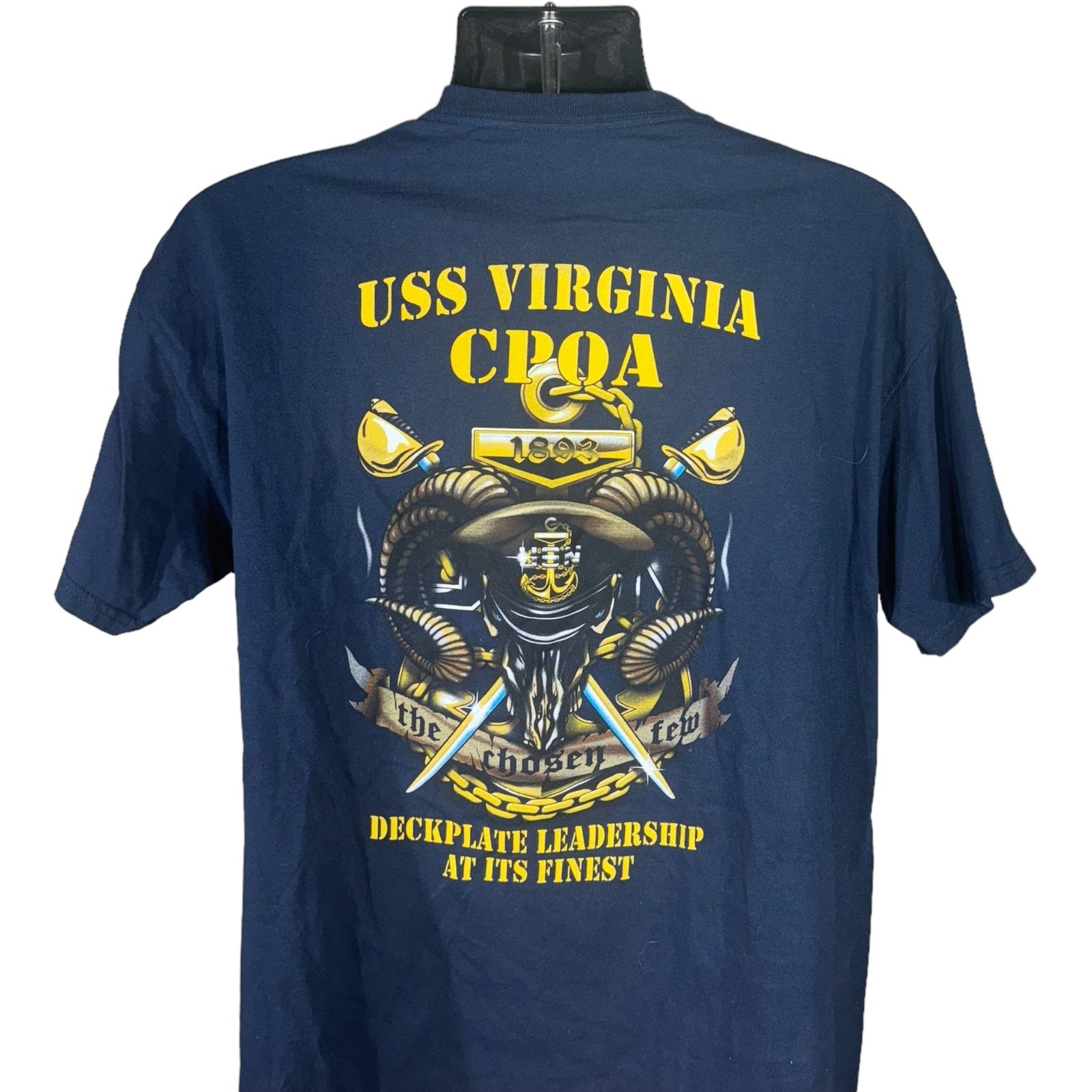 Collection of USS Virginia CPOA Tee in a gallery layout