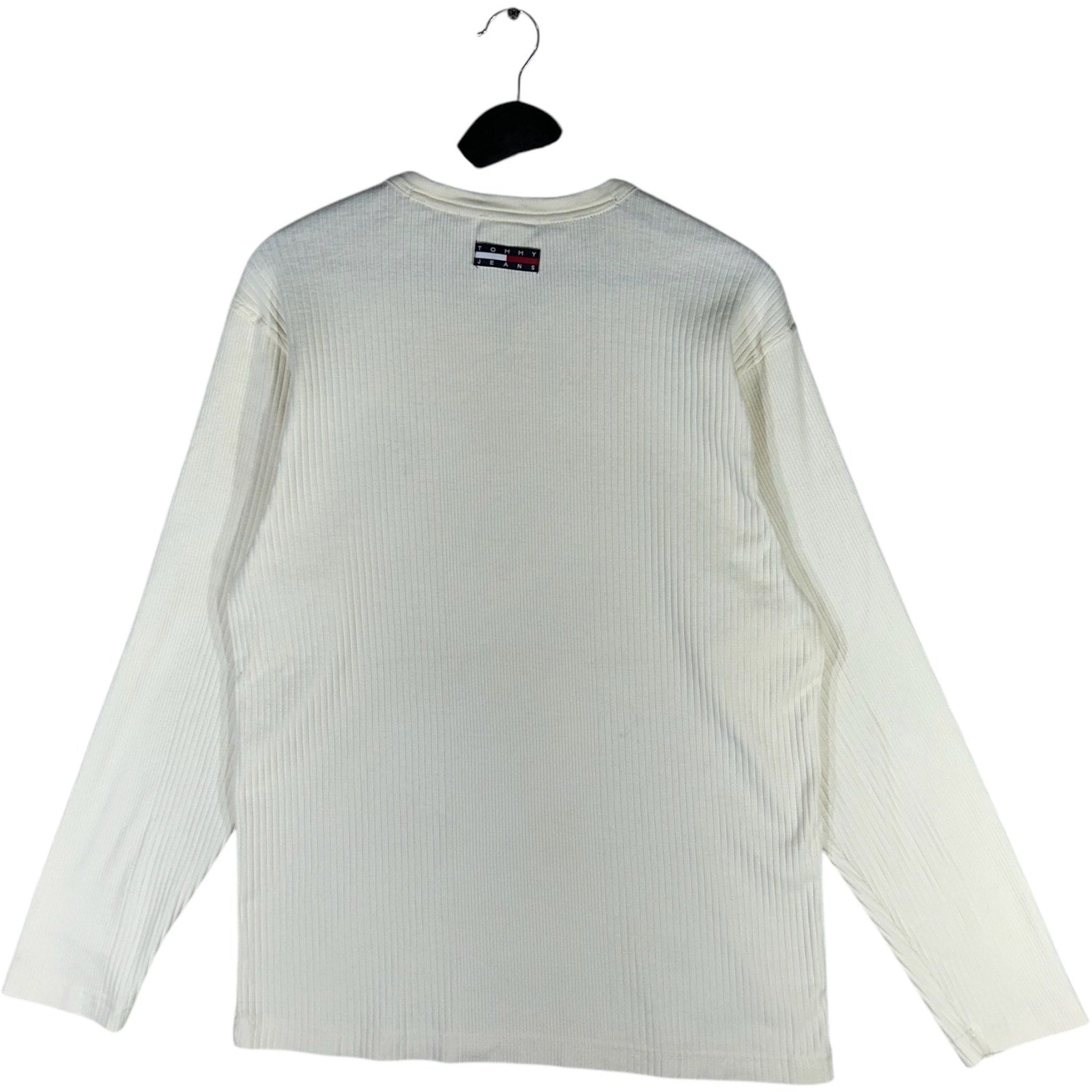 Collection of Tommy Hilfiger Mini Logo Henley Long Sleeve in a gallery layout