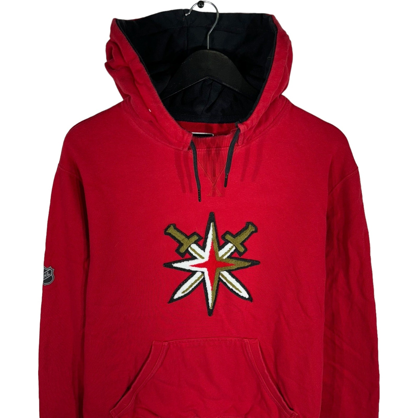 Collection of Fanatics Las Vegas Golden Nights Hockey Hoodie in a gallery layout