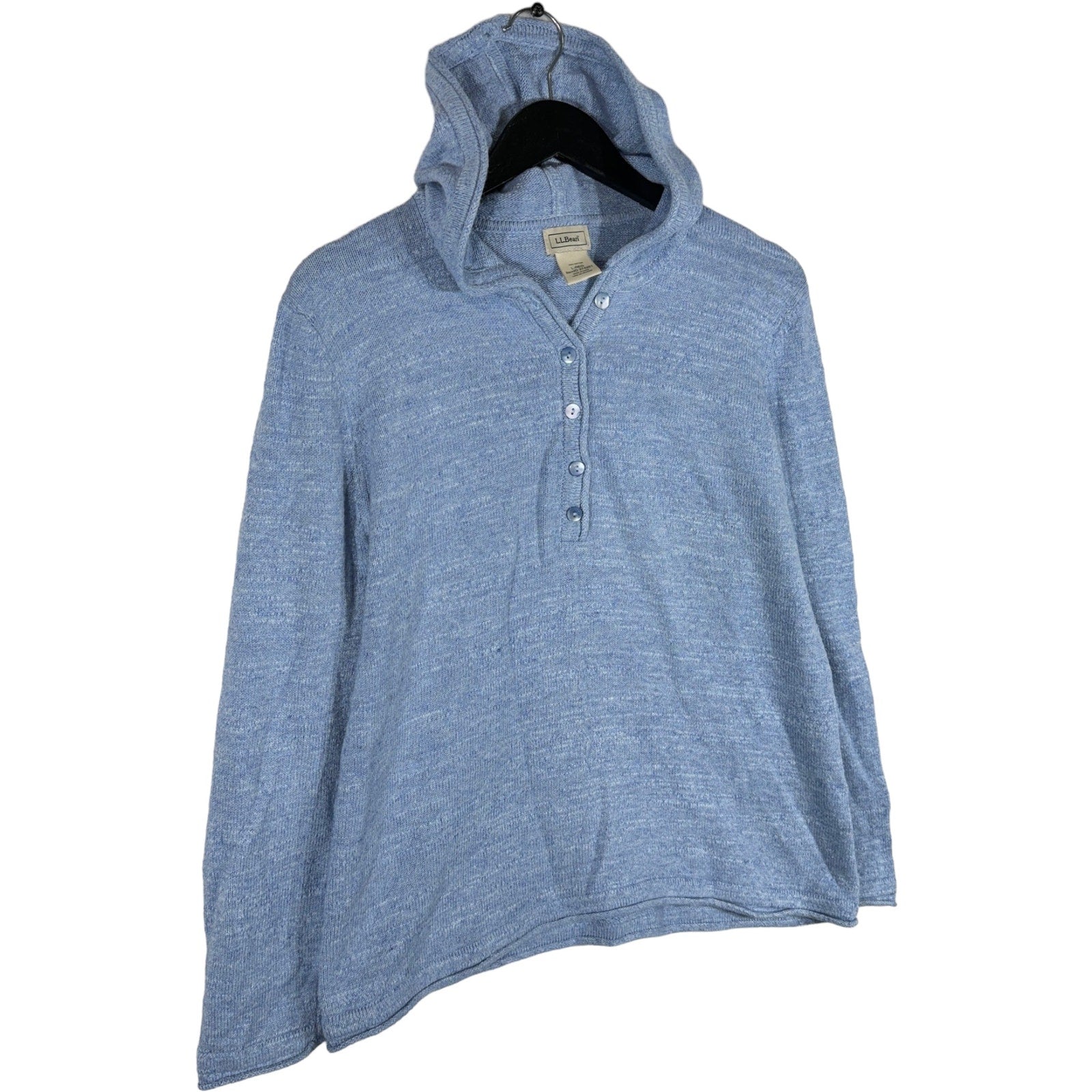 Collection of L.L. Bean 1/4 Button Hoodie in a gallery layout