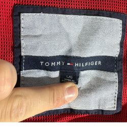 Collection of Tommy Hilfiger Full Zip Nylon Hidden Hood Jacket in a gallery layout