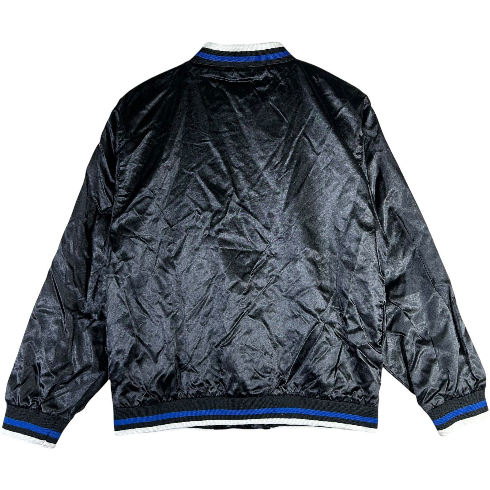 Collection of Vintage Youth Mighty Mac Sports New York Mets Satin Jacket in a gallery layout