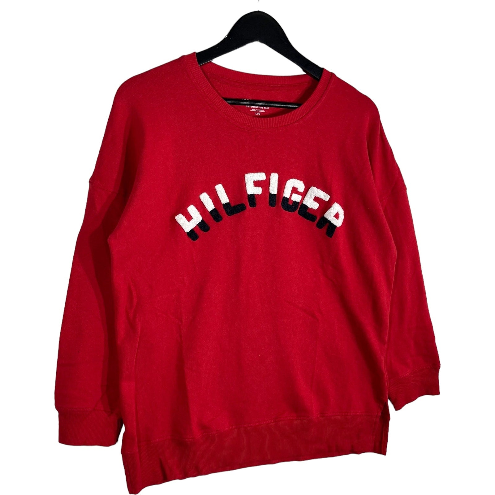 Collection of Tommy Hilfiger Spellout Crewneck in a gallery layout