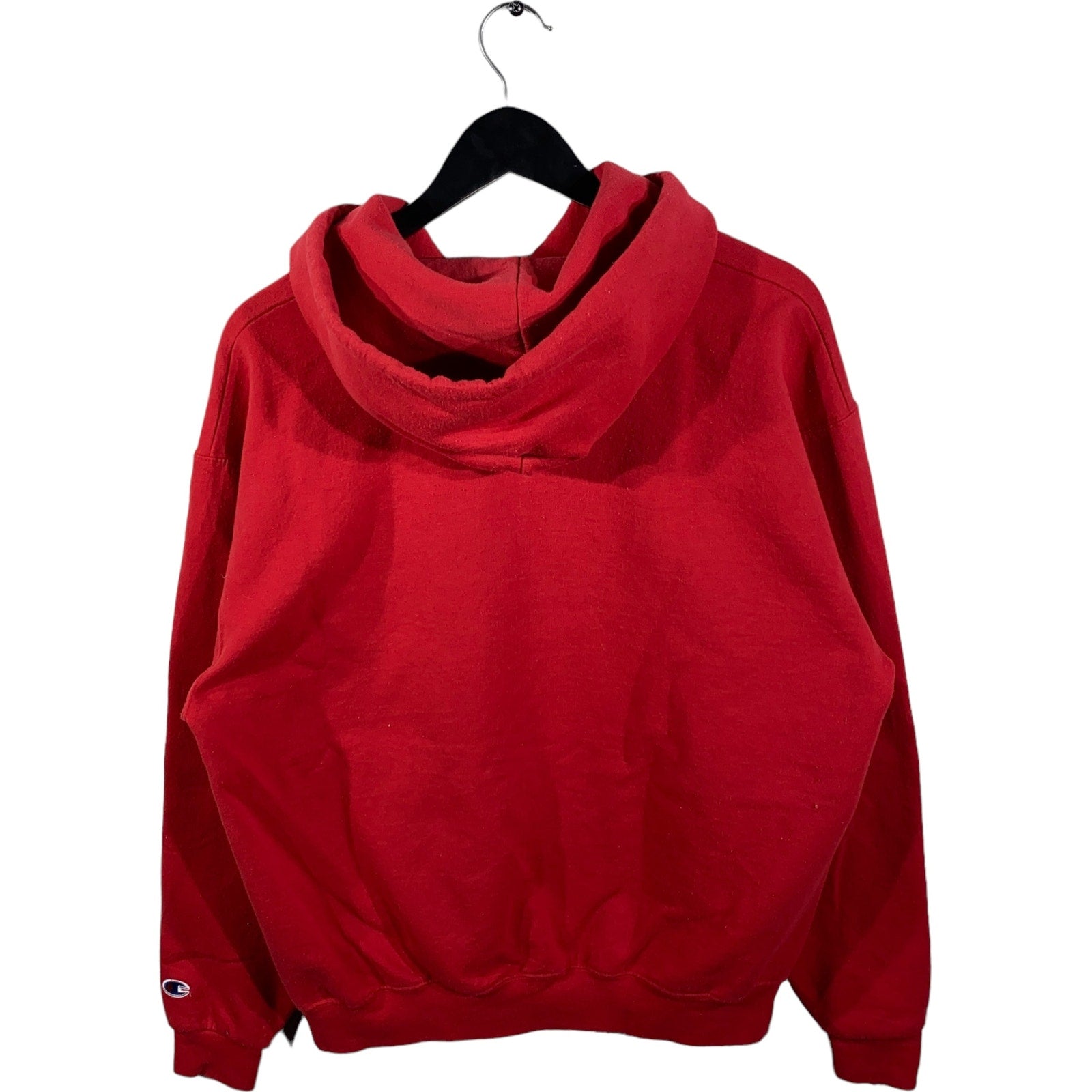 Collection of Champion Miami University Spell Out Hoodie in a gallery layout