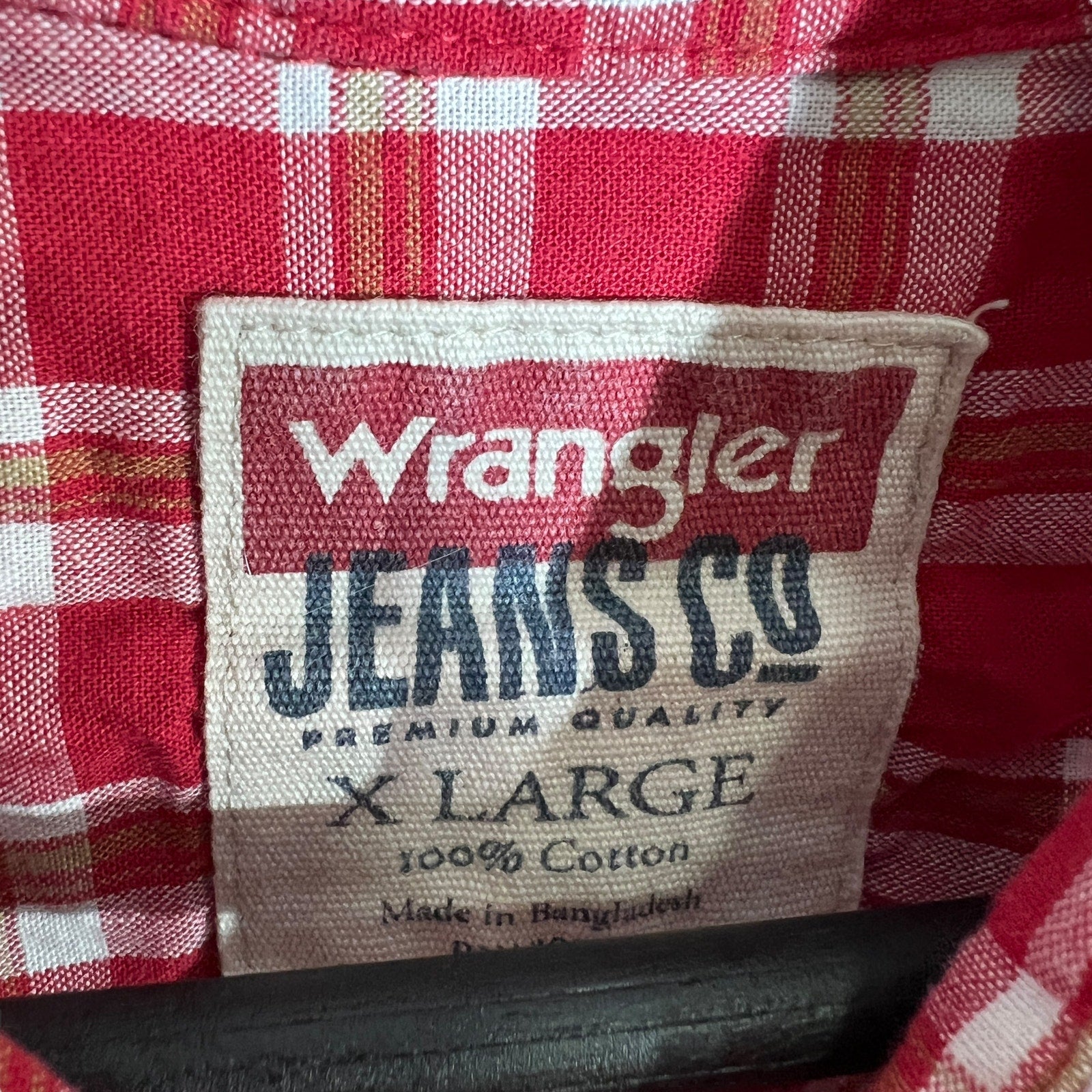 Collection of Wrangler Jeans Co. Plaid Flannel in a gallery layout