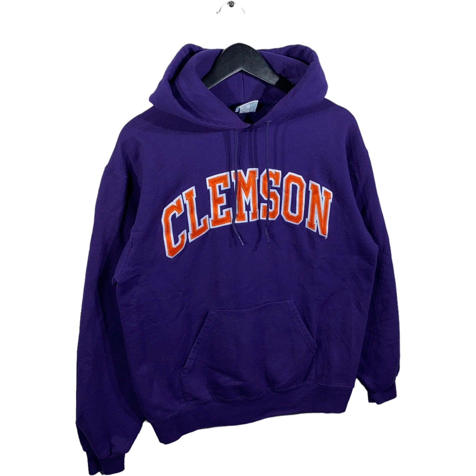 Collection of Champion Clemson Spell-Out Hoodie in a gallery layout