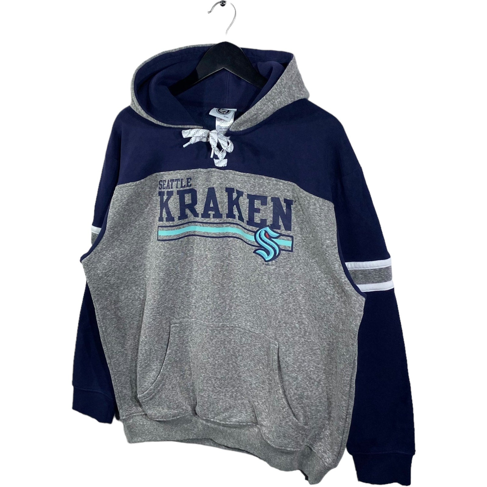 Collection of Seattle Kraken Logo NHL Hoodie in a gallery layout