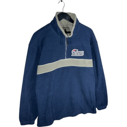 Collection of Wrangler New England Patriots 1/4 Zip Pullover Fleece in a gallery layout