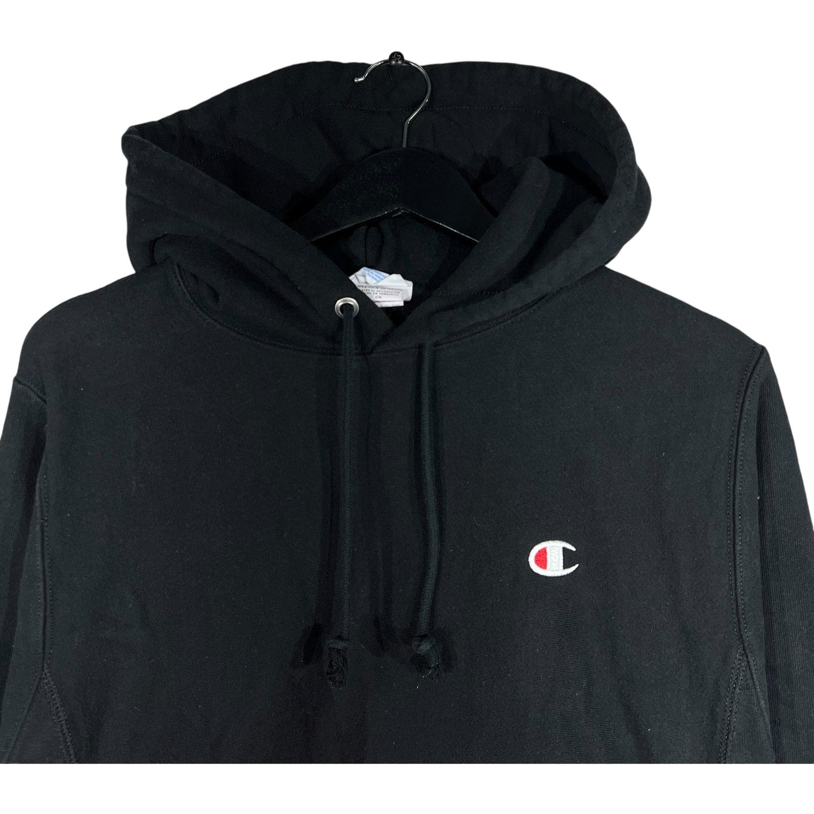 Collection of Champion Reverse Weave Mini Logo Hoodie in a gallery layout