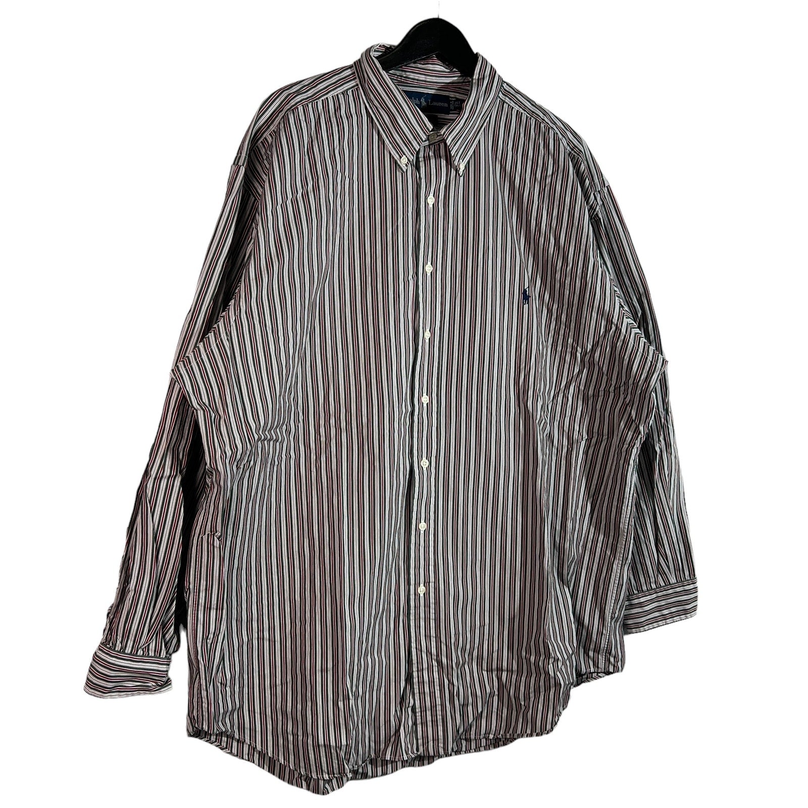 Collection of Ralph Lauren Stripes Long Sleeve Button Down in a gallery layout