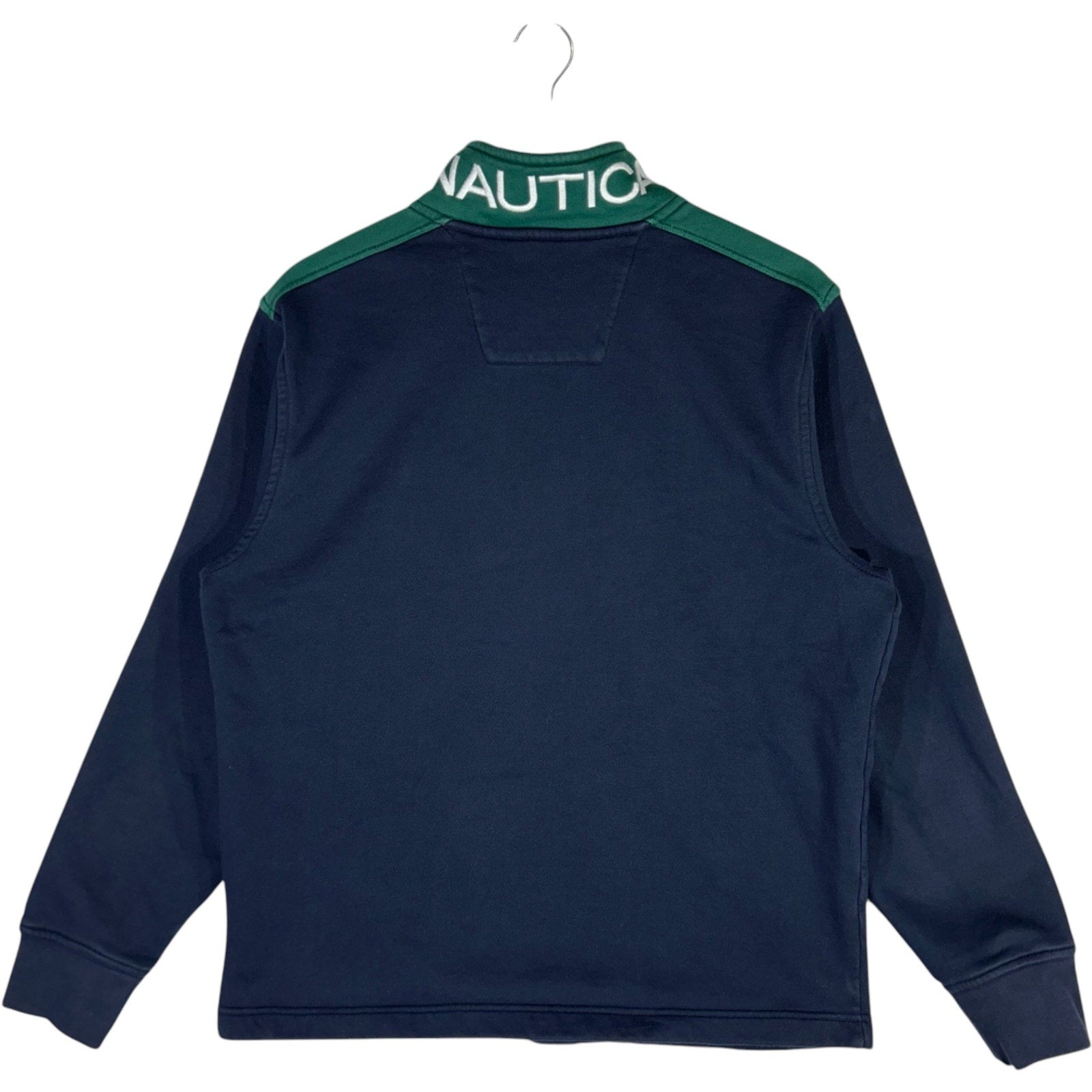 Collection of Nautica Mini Logo 1/4 Zip Sweatshirt in a gallery layout